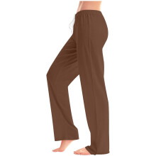 Women's Casual Drawstring Pants, Relaxed Fit Straight Leg, Soft Stretch Fabric, S-5XL, Easy Pull-On Lounge Pants Compatible with Home Wear