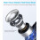 Open Ear Earbuds Ergonomic Clip Bone Conduction Black 4