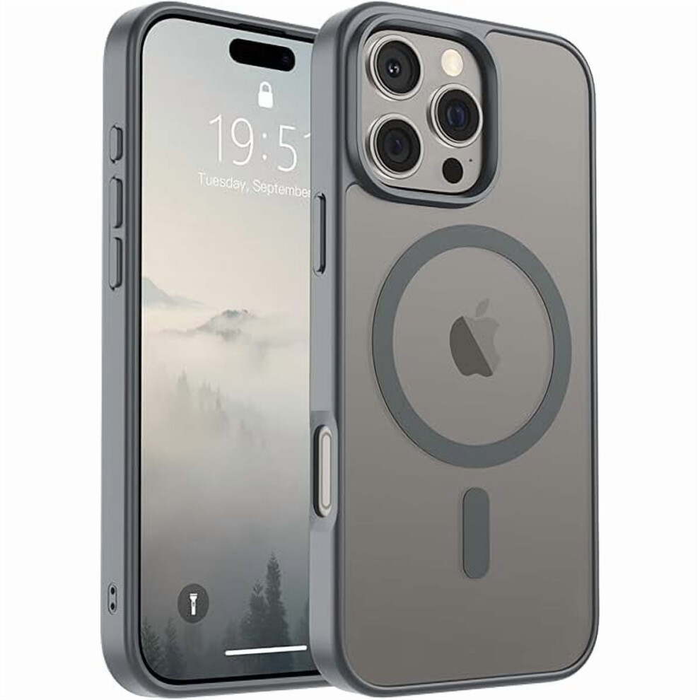 Magsafe Iphone 16 Pro Max Case Â Slim Matte Gray 9450273213187
