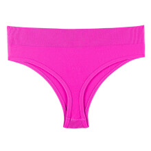 Tangas para mujer, ropa interior de tallas grandes para mujer, bragas tipo tanga de color liso, bragas transpirables y cómodas sin costuras para