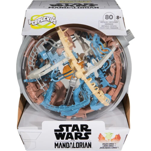 Star Wars Perplexus: MandalorianΤρισδιάστατος Λαβύρινθος Βαρύτητας με 80 Εμπόδια, Μινιατούρα