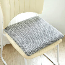 Almofada quadrada de lã para cadeira com espuma viscoelástica de recuperação lenta – removível, lavável e compatível com cadeiras de jantar,
