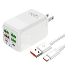 150W 6Ports Pd QC4.0Usb C Hurtiglader Veggadapter Superrask Lading, Hurtigladeenheter