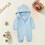 Jumpsuit Béar le Cochall Buachaill Gorm Méid 66 2