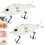 Pro-Tuned "S-Action" Mini Glide Bait Kit - 2 τεμάχια πολλαπλών αρμών Swimbait με αγκίστρια υψηλής 1