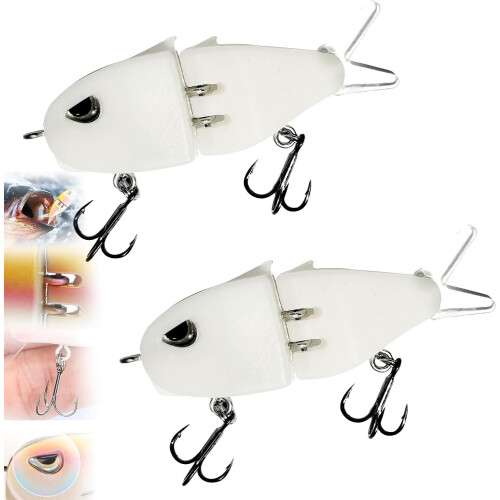 Κιτ δολώματος S-Action Mini Glide - 2 τεμάχια πολλαπλών αρμών Swimbait