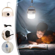 PRETXORVE Lumini de grădină exterioare, lumină solară de camping pentru exterior, reîncărcabilă, lampă portabilă pentru cort, lumină de