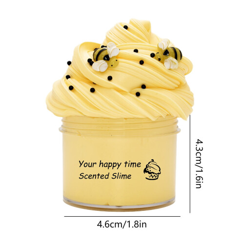 Oefntac Furry Cloud Butters Slime70ml, Στόκος DIY με Εργαλεία που δεν Καθιζάνει – Μαλακό, Ελαστικό 1