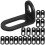 L-formade hyllkonsoler 90 grader 40 st 1