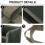 Small Tool Storage Bag Canvas For Maintenance 1Pcs 13.8x6.7x6.7in 7