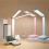LED Desk Lamp 3 Level Dimmable Touch Night Light USB Rechargeable Eye Protection Foldable Desk Lamp 3