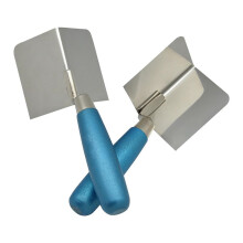 Set di 2 Utensili per Angoli PC, Coltello per Angoli Interni e Coltello per Angoli Esterni con Impugnatura Morbida, Angolo per Muratura per
