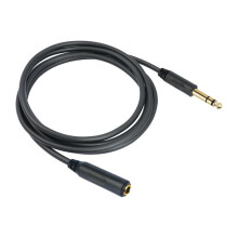 1/4 TRS 6,35 mm Mâle à 6,35 mm Femelle Câble D'Extension Stéréo Plaqué Or Câble D'Extension pour Casque 180 cm
