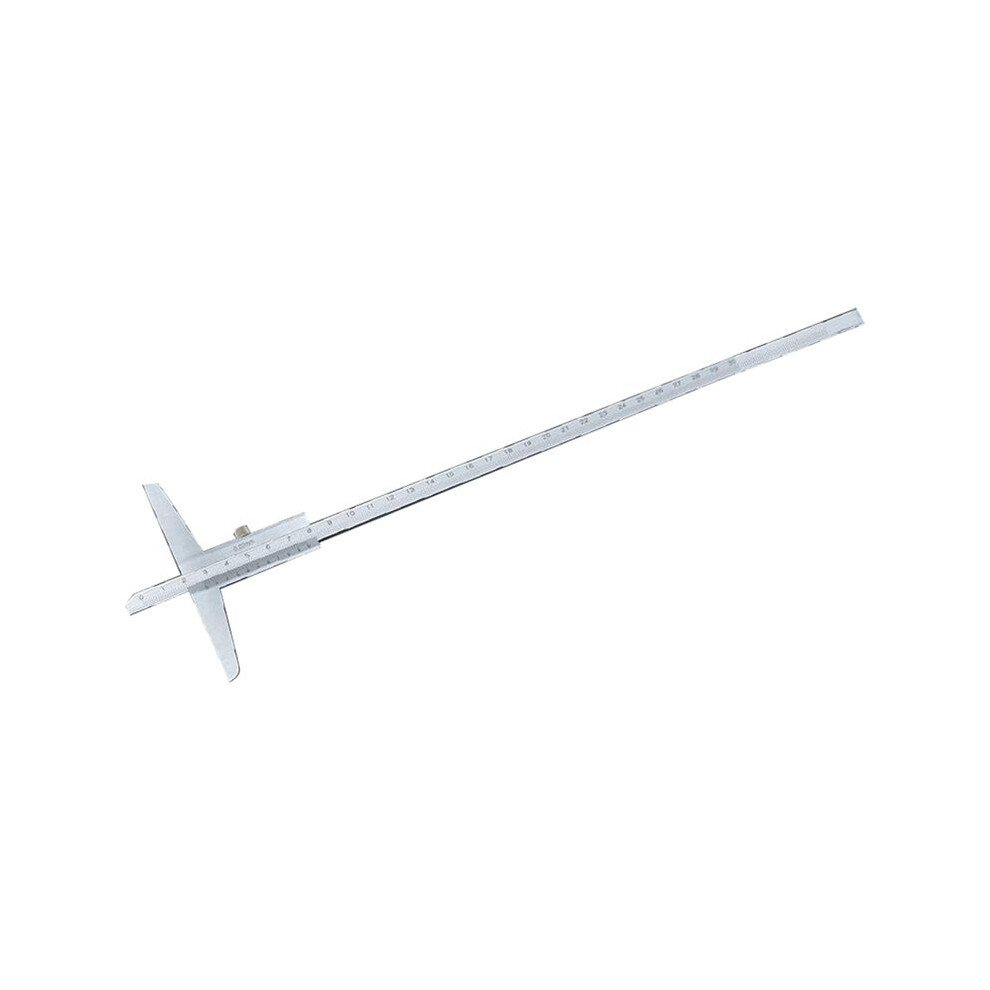 Depth Gauge Vernier Caliper Metal Calipers Woodworking Tools Caliber Measuring Tool Steel Gauges Depth Measurement 300Mm 4712273280251