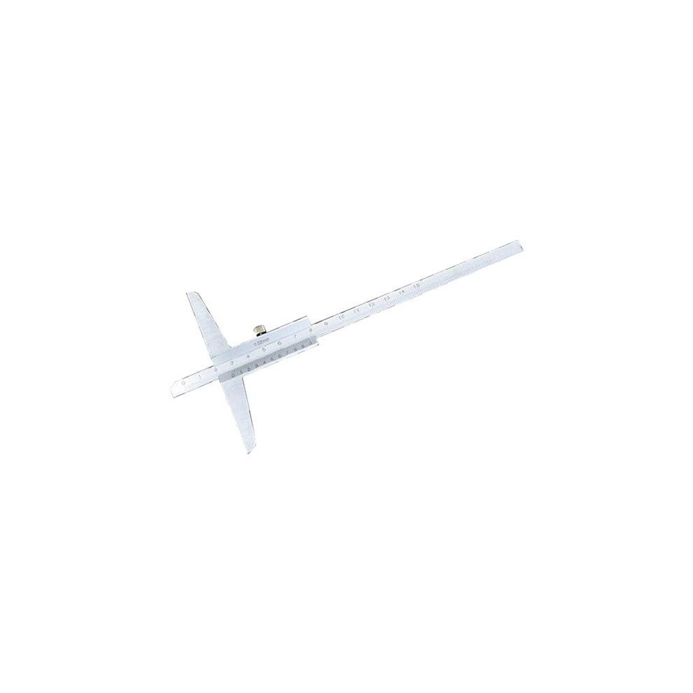 Depth Gauge Vernier Caliper Metal Calipers Woodworking Tools Caliber Measuring Tool Steel Gauges Depth Measurement 150Mm 4713120658391