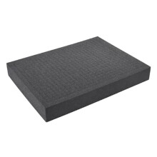 Pick-Apart-Schaumstoff für Werkzeugkasten, Vorgeschnittener Schaumstoffeinsatz, Hochdichter Schattenschaumstoff, 410 X 250 X 80 mm