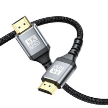 HDTV 8K -Compatible 2.1 48Gbps Ultra HD Cable Multi-Function Tv Computer Monitor Cable 2M