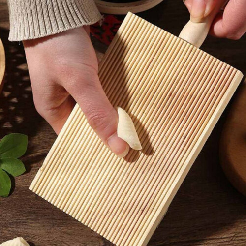 Italian Gnocchi Board Wood Kitchen Baking Tool Pasta Maker Professional