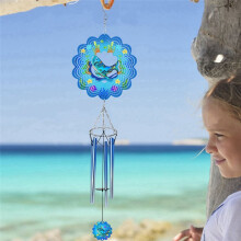 Windspiele für Den Außenbereich, Windspiele, Hängedeko für Den Garten und die Terrasse, Einzigartiges Geschenk für Glockenspiel-Liebhaber B