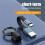3A USB Type-C Fast Charging Data Cable Portable Keychain QC 3.0 USB Type C Short Cable for Type C USB Devices,A 4