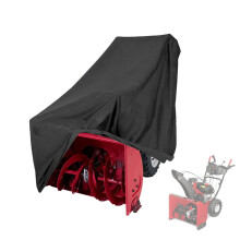 Snow Blower Cover Heavy Duty Waterproof UV Resistant Universal TwoStage with Drawstring Bag Black XL