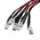 HEMOTON10 stk. 12V 5 mm rund pære LED-blitz (grøn) 6