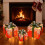 Coffret cadeau de Noël pré-illuminé 60 LED 8 modes avec télécommande 5