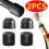Set van 2 siliconen vacuüm wijnflesstoppers 2