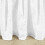 Ruched Ruffle Bed Skirt Queen White Microfiber 5
