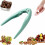 Descascador de castanhas multifuncional de 6,3 polegadas em aço inoxidável, ergonômico e portátil com clipe para marcar as castanhas. 2
