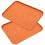 Plateau de service en plastique imitation bois (2 pièces) 4
