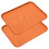 Plateau de service en plastique imitation bois (2 pièces) 5