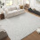 8x10 Modern Machine Washable Area Rug Light Grey 2