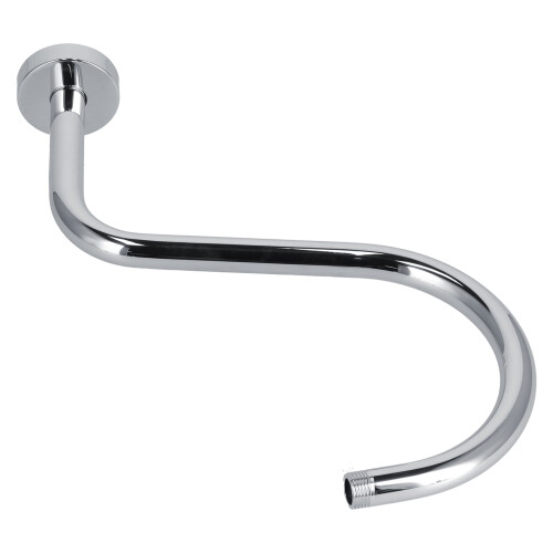 Holdbar brusearm i rustfrit stål, nem installation, S-formet design, 1/2" NPT-forbindelse