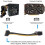 Κάρτα γραφικών SATA15pin αρσενική σε 62PCI-Express PCIe Τροφοδοσία γραφικών 3