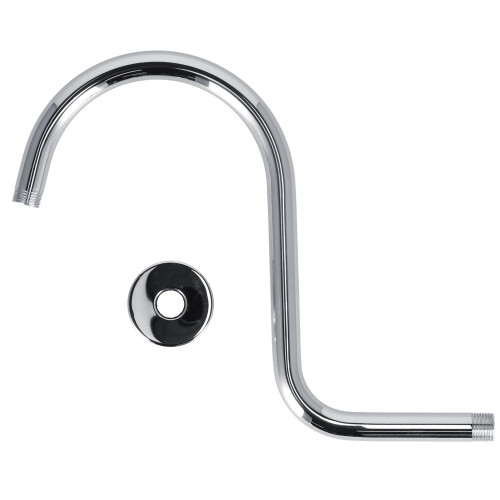 Holdbar brusearm i rustfrit stål, nem installation, S-formet design, 1/2" NPT-forbindelse 1