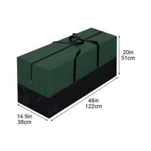 Torba do przechowywania choinek świątecznych 122x38x51 cm, duży i wytrzymały organizer na sztuczne choinki – kompatybilny z większością