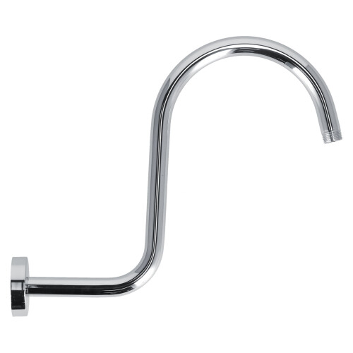 Holdbar brusearm i rustfrit stål, nem installation, S-formet design, 1/2" NPT-forbindelse 2