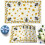 Sets de table tournesol, lot de 4, en coton et lin 1