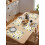 Sets de table tournesol, lot de 4, en coton et lin 4