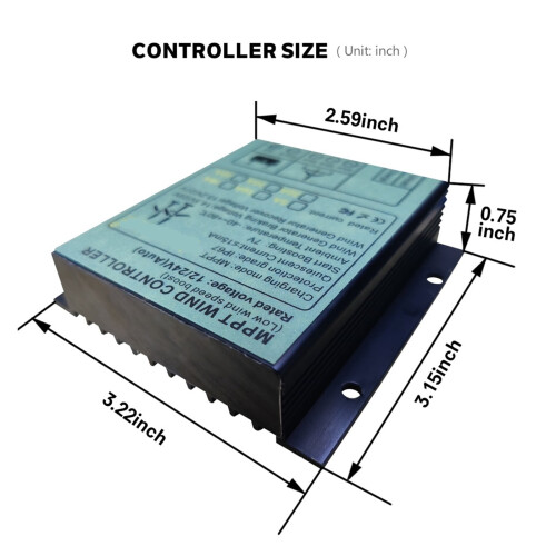 MPPT vind- och solladdningsregulator 40A 1