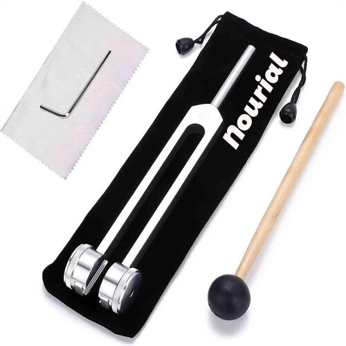 Nourial128Hz Healing Tuning Fork – Τσάκρα, Ηχοθεραπεία & Διαλογισμός – Συμβατό με Nourial – Ιδανικό