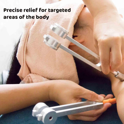 Nourial128Hz Healing Tuning Fork – Τσάκρα, Ηχοθεραπεία & Διαλογισμός – Συμβατό με Nourial – Ιδανικό 2