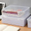 Plastic Storage Box For Office Large Capacity Transparent Paper Storage Case Desktop Storage Organization Document Box 5