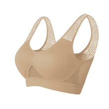 Bras for Women no Underwire, Sports Bras for Women Large Bust, Women Seamless Sports Bra Wireless Yoga Bra with Removable Pads