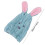 Rabbit Pattern Coral Fleece Towel 30x30cm 3