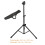 Βάση εξάσκησης για ντράμερ Dumb Drum Stand μαύρη 1 σετ 29,5 x 16,9 x 16,9 ίντσες 5