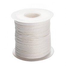 Rolă de fitil de bumbac HIBIBUD Fitil DIY (alb)
