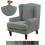 Housse de fauteuil à oreilles en polyester – Extensible, Lavable en machine, 1