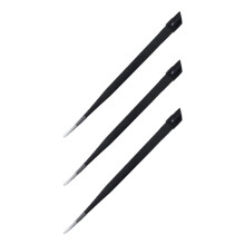 3Pcs Black Stainless Steel Rhinestone Pick Up Tool for Nails Gems and Craft Art